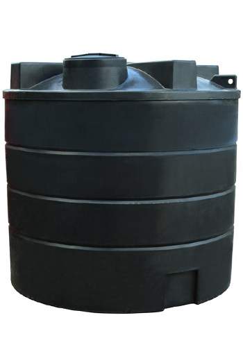 13000 Litre Black Plastic Water Tank - Agricultural Water Tank