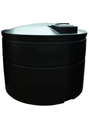5000 Litre Black Plastic Water Tank - Agricultural Water Tank